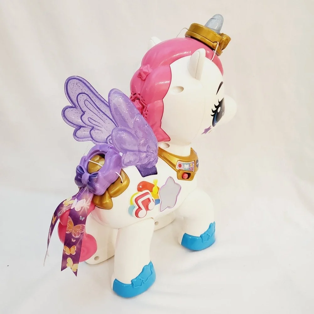 Vtech Style and Glam On Unicorn With‎ Wings Pony Interactive See Video